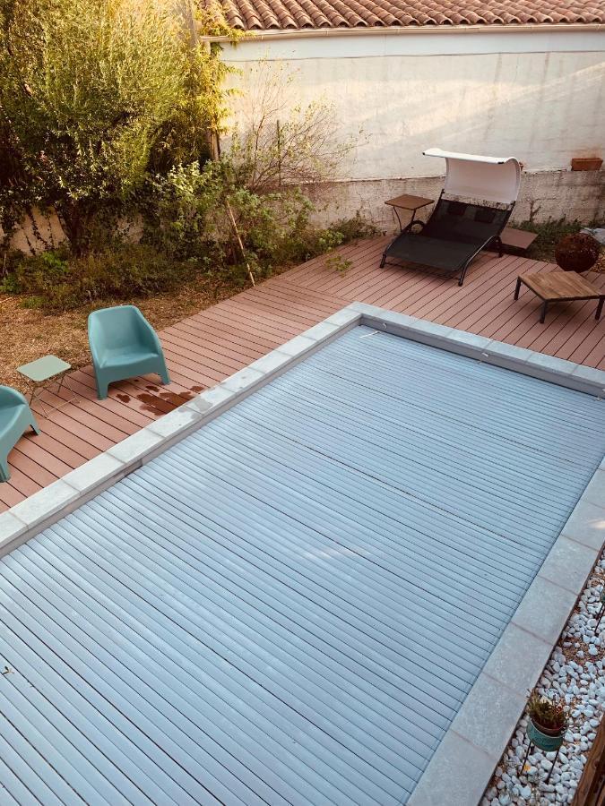 Appartement Independant Avec Jardin Et Acces Piscine Nîmes Extérieur photo