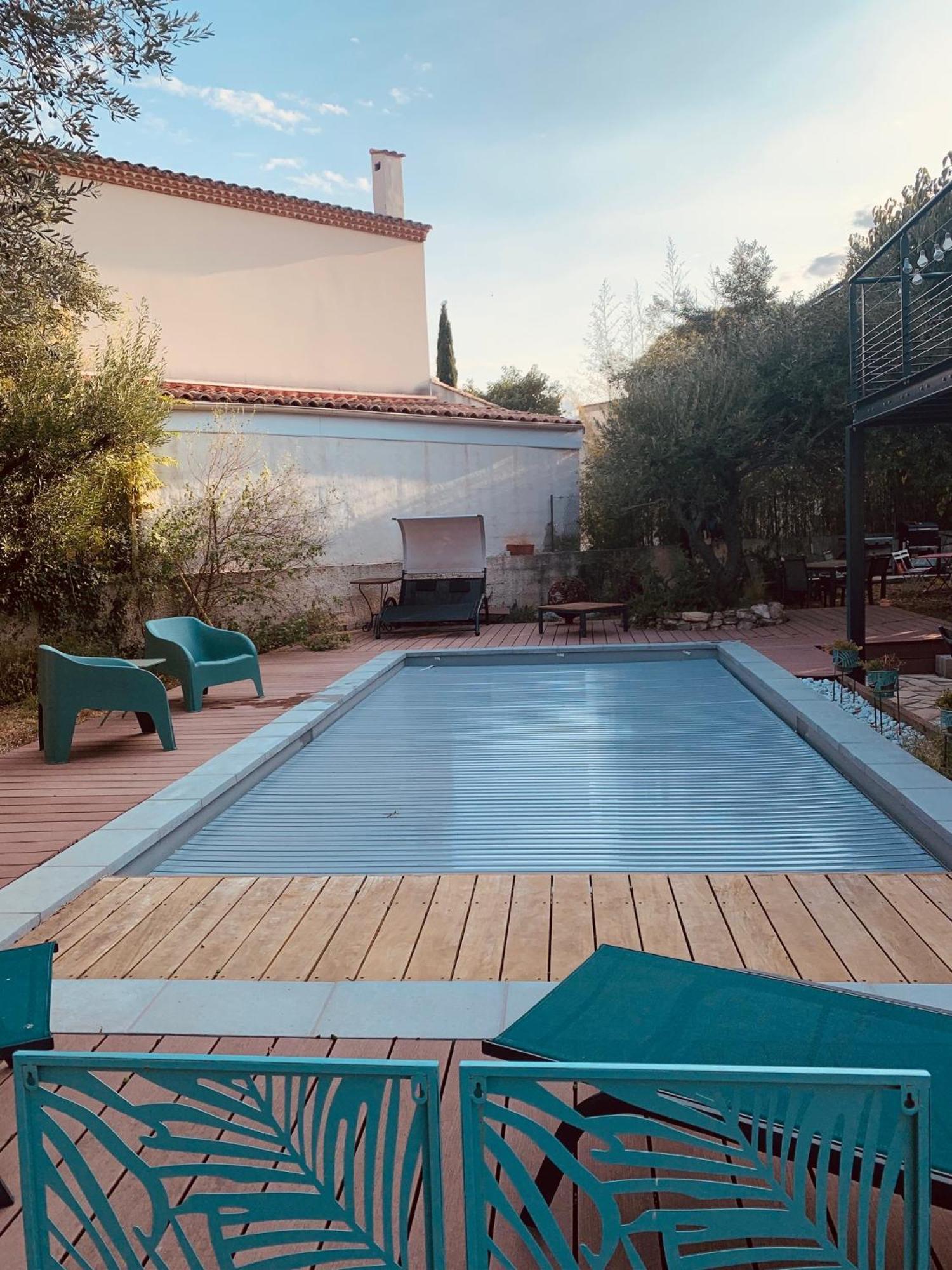 Appartement Independant Avec Jardin Et Acces Piscine Nîmes Extérieur photo